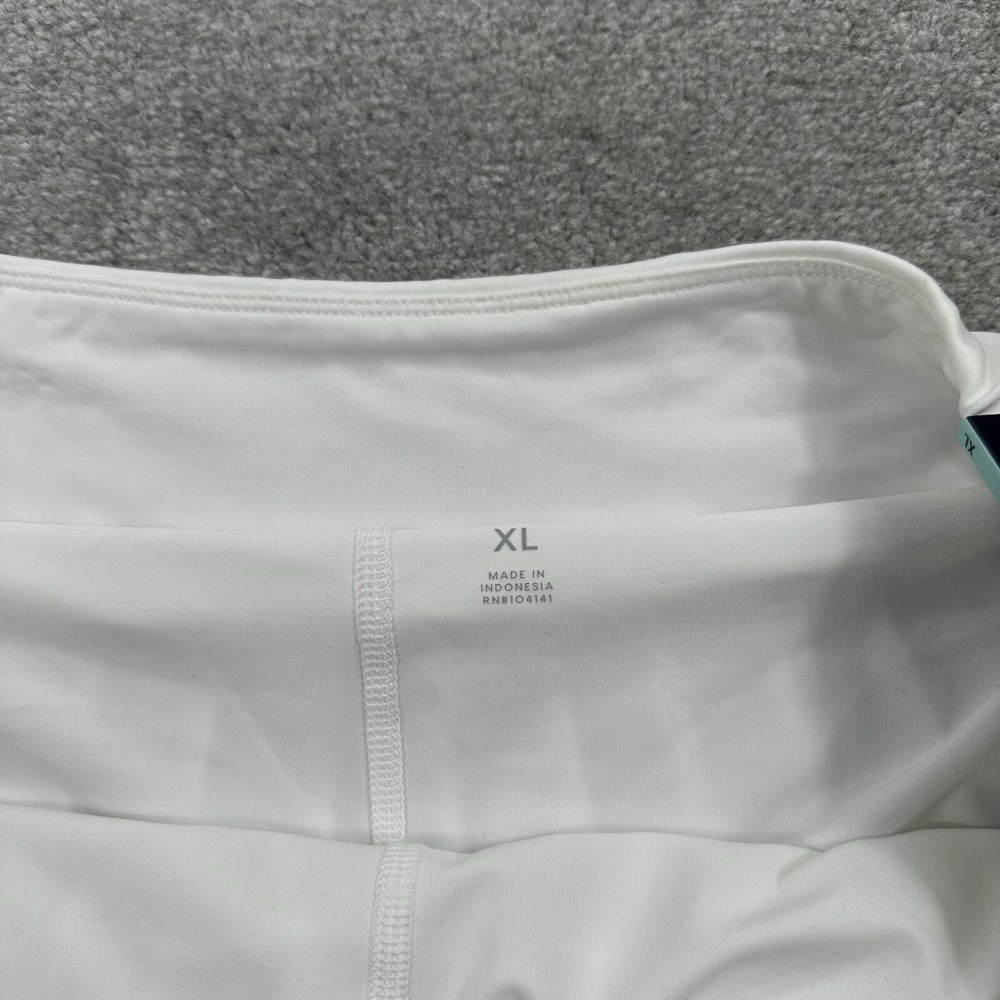 DSG Women's Performance Mid Rise Skort Size Large White Built In Short - Picture 5 of 7